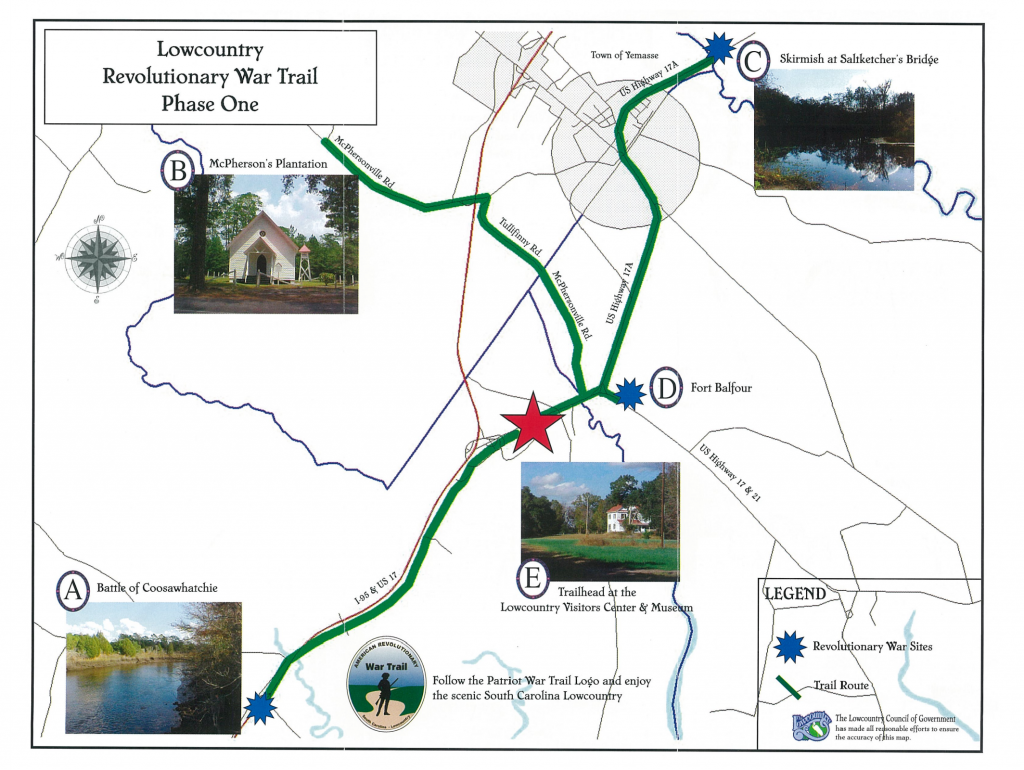 Lowcountry Rev Trail Map